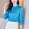 First-line Cut Label Women's Autumn Shirt Mulberry Silk Shirt Shirt Female Temperament Silk Top