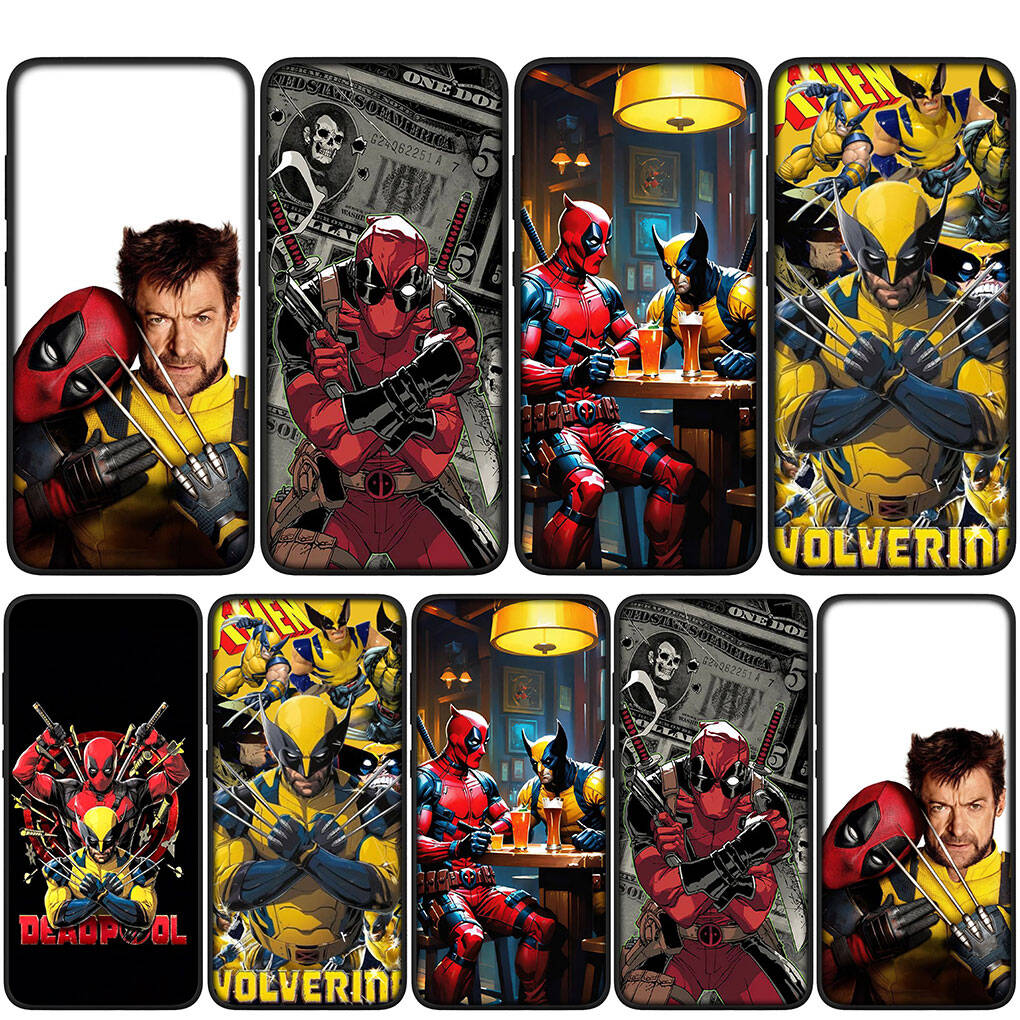 Cover for iPhone 17 16 15 Xiaomi Poco Redmi Note 14 13 12 11 Pro Max 9 16e Samsung Galaxy S25 S24 S23 OPPO Huawei Wolverine Anime Deadpool Phone Case