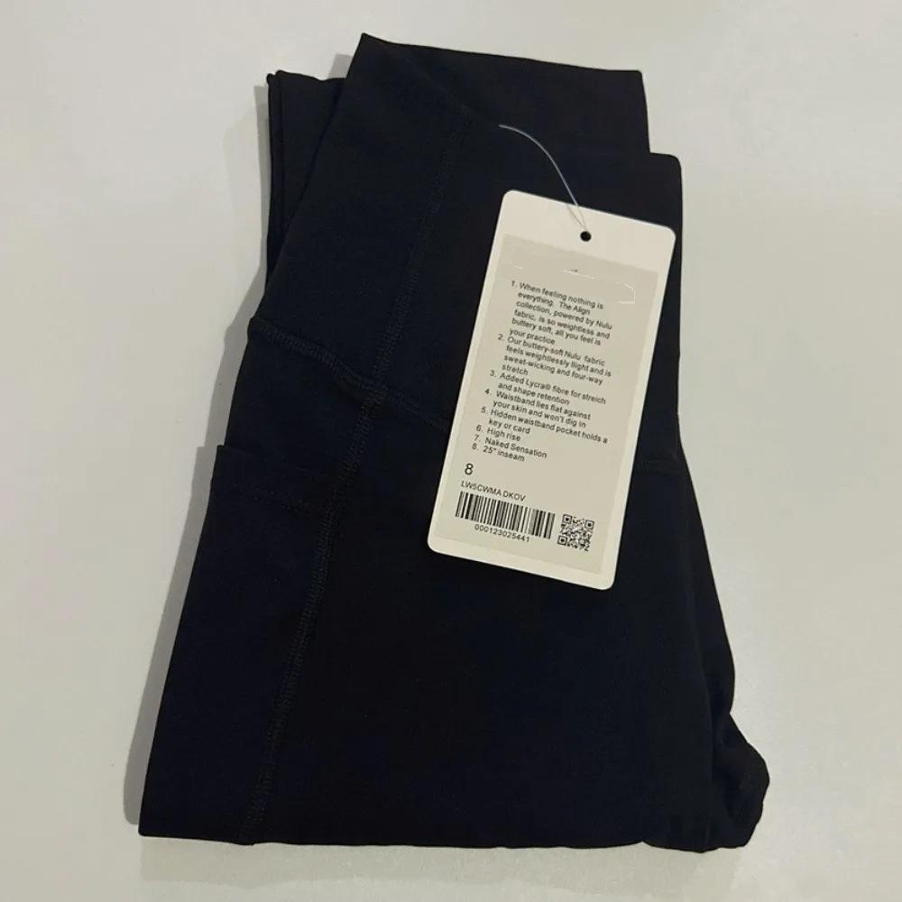 

Однотонные леггинсы для йоги из матовой лайкры с высокой посадкой и боковыми карманами для женщин Small