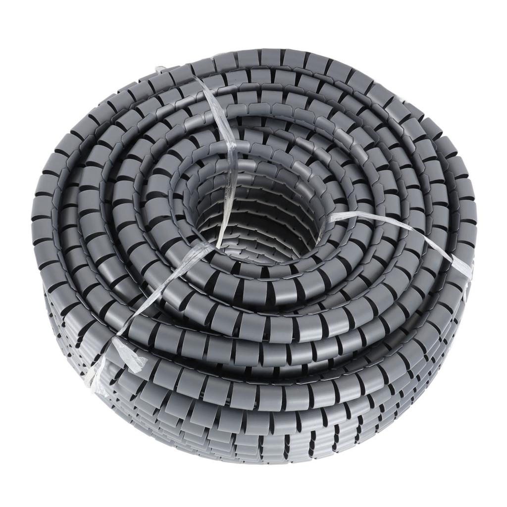 Spiral-Kabelbinder PE-Kabelschutz Flexible Drahtwickelhülse Schutzhülle für Haushaltsgeräte 22mm 0.87in DURCHMESSER 50m
