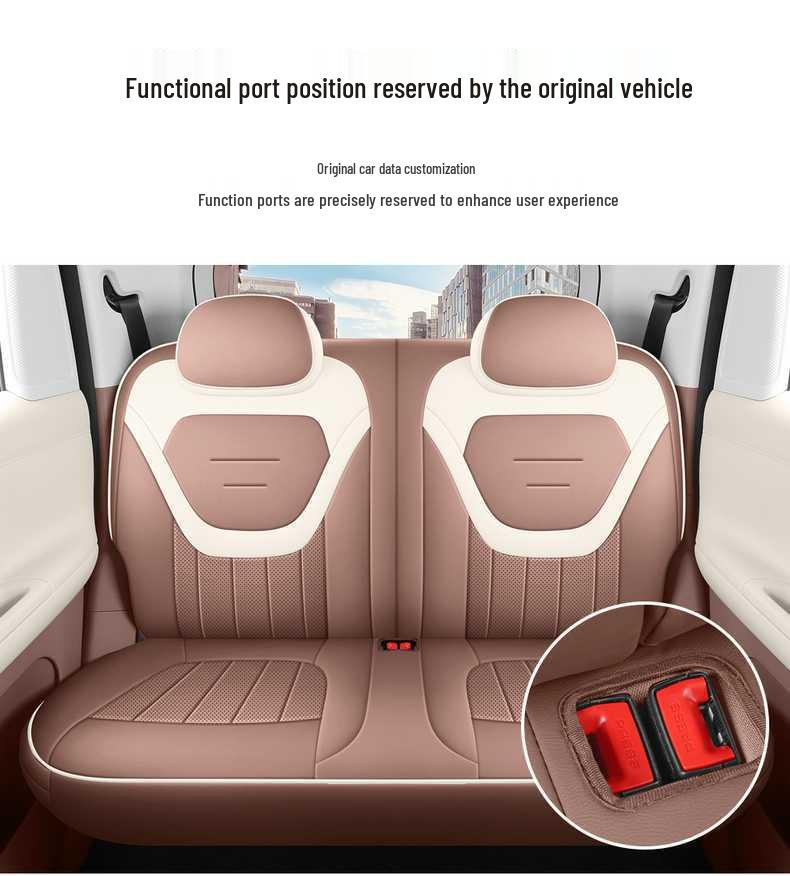 Wuling Bingo Pro Full Coverage Leather Car Seat Cover - All-Season Cushion