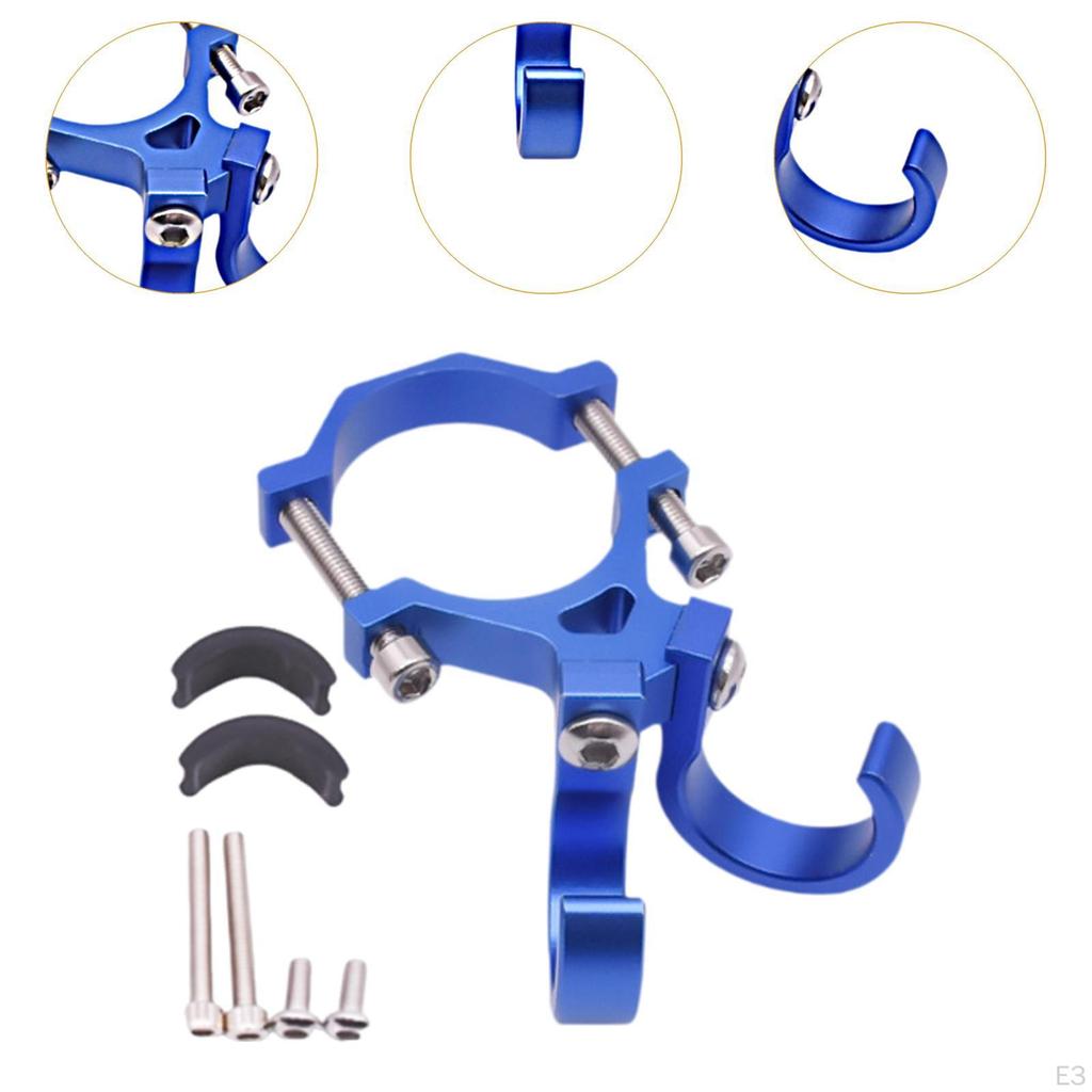 Bike Motorcycle Bag Hanger with Double Hooks Adjustable Sturdy Compact for 18-35mm Handlebar