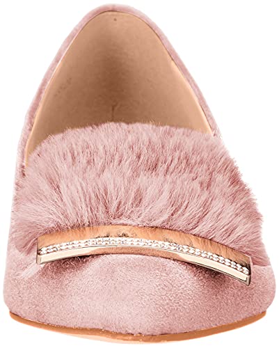JILL STUART SHOE Women's Faux Fur Motif Cutter Pumps, Size 6435 PS, Size 23.0 Cm, E