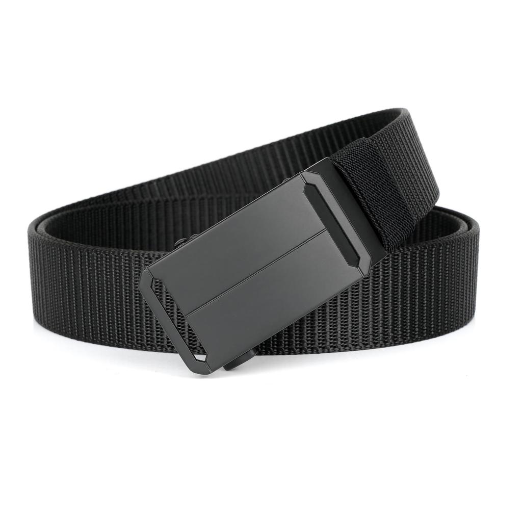 Tactical Quick Release Elastic Nylon Waist Belt for Men