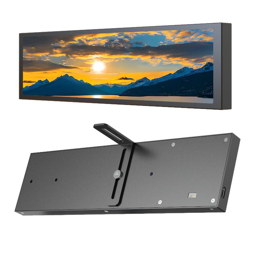 9.2 Inch Computer Case Secondary Screen, PC Case Side Screen, CPU Temperature Monitor Display with Customizable Themes