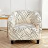 Elastic Single Sofa Cover Armchairs Bath Tub Chair Cover Washable Couch Protector for Coffee Bar Home Decoration Sofa Protector