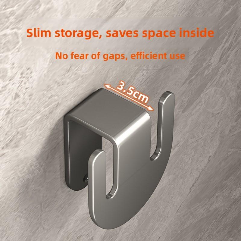 Modern Stainless Steel Bathroom Shoe Rack With Wall Mount And Water Drainage For Home Organization