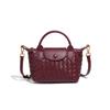 Premium sense hand-woven bag women's spring and summer fashionable dumpling bag handbag foreign style soft leather messenger bag casual shoulder