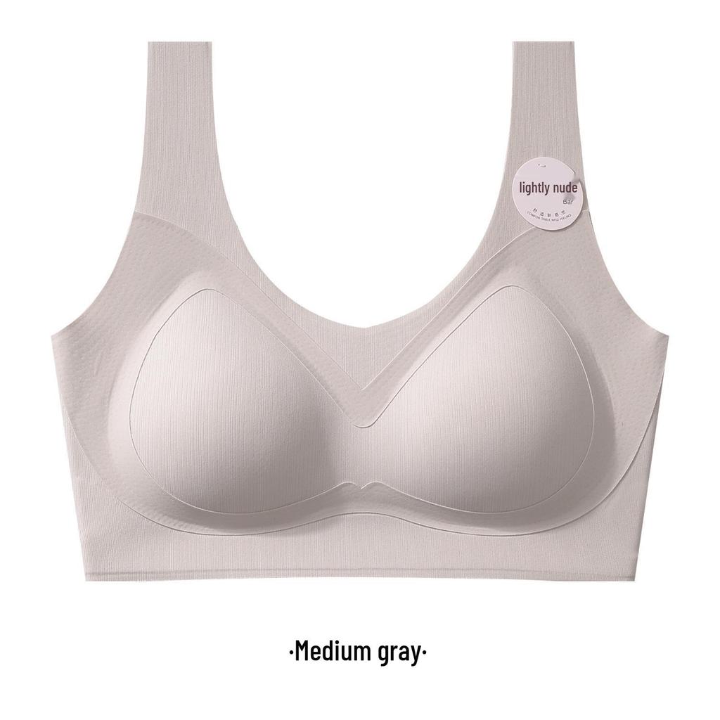 Seamless Lift Bra: Thin, Wide-Strap, Anti-Sagging Push-Up for Large Busts, Comfortable Wire-Free Support for Women