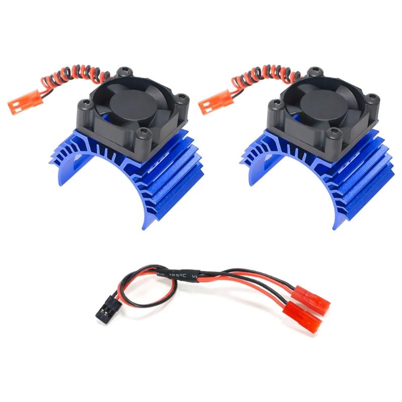 Remote Control Car Cooling Fan High RPM Heat Dissipation Update Accessory Brushless Motor Twin Cooling Fan 36mm