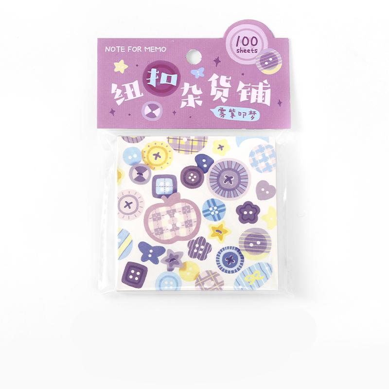 

100 Sheets Button grocery store Weekly Planner Notepad, Tear-Off Time Block , To Do List Planner Pad Simple Schedule Notepads