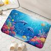 Absorbent Diatomaceous Mud Bath Mat Shower Entrance Non-Slip Bathroom Floor In American Style Washable Rectangle