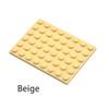 50pcs DIY Building Blocks  6x8 Dots 12Color Educational Creative Size Compatible With 3036 Toys for Children Thin Figures Bricks