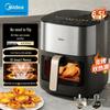 Midea 6.5L Visible Steam Air Fryer Oven with No-Flip Roasting