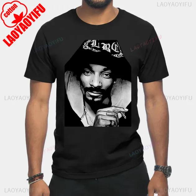 Hip Hop Star Snoop Dogg T Shirt Creative Printed Tshirt TopMale Women Dj Fashion Tee Rock Kid Harajuku Tees Men Cotton Clothing