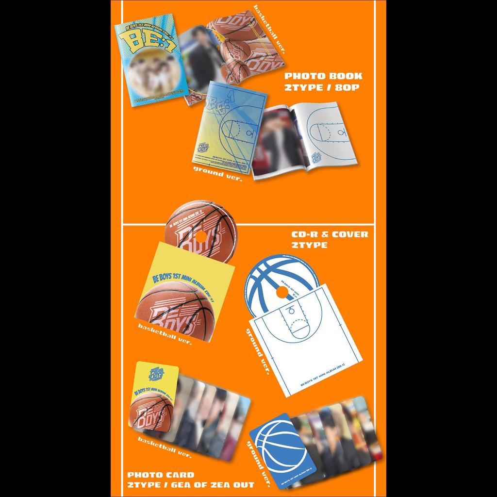 BE BOYS [BE:1] 1st Mini Album