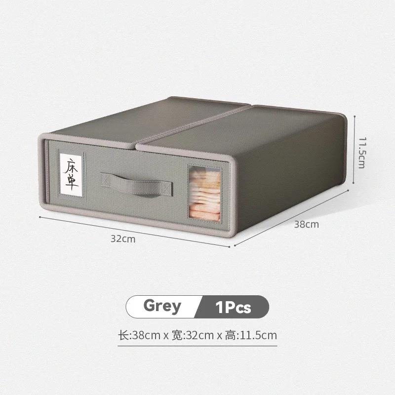 

Органайзеры для простыней Хранение Складная коробка для постельного белья Контейнеры для одеяла, подушки Куб с окошком