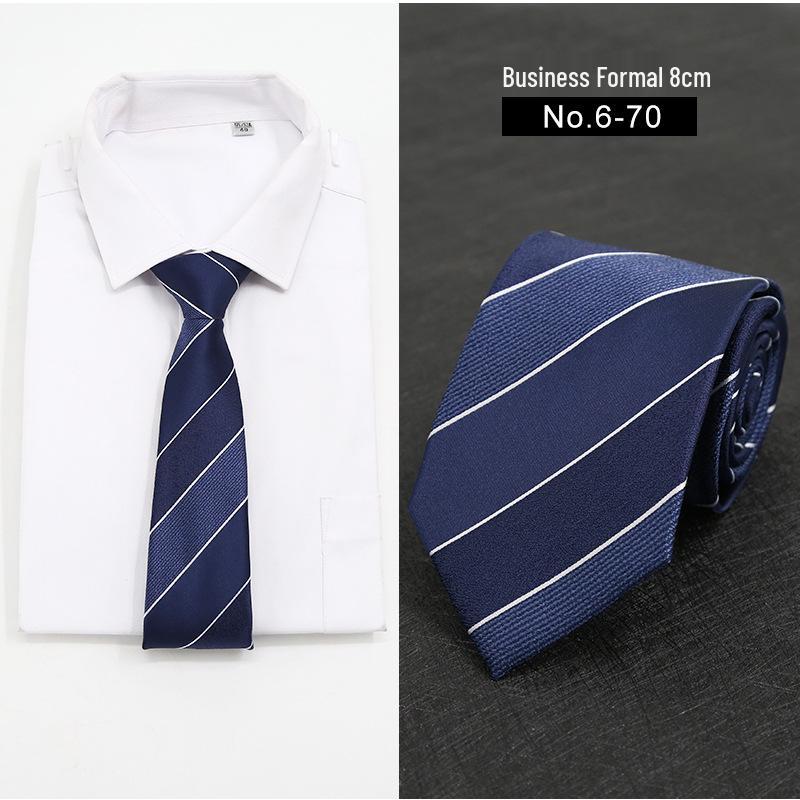 Men's Formal Business Casual Solid or Striped Tie
