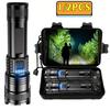 Bright LED Flashlight Portable Telescopic Zoom USB Rechargeable, Durable & Portable – Ideal for Camping, Hiking, Emergency Use