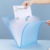 Accordion A4 Multi-Layer Storage Folder with Handles - Large Capacity for Students and Document Organization.