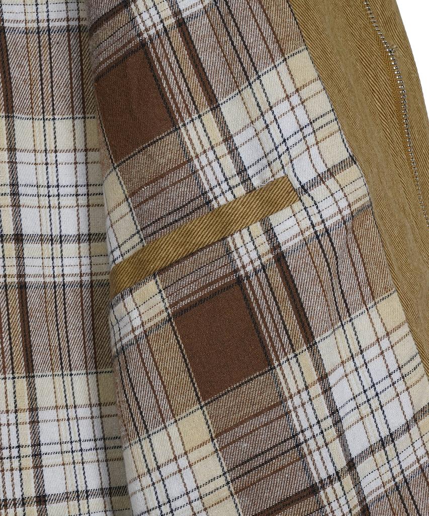 Fdr Work Safari Chore Long Jacket Brown