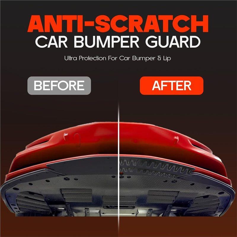 Car Bumper Universal Front Bumper Scrape Guard Skid Plate Protection Guard Anti-Scratch Kit For Lowered SUV, 8 Pack