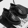 Men Dress Elevator Shoes Lace Up Oxfords Platform Breathable Lift Casual Business Luxury Leather Shoes Taller Male Footwear
