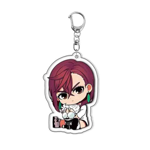 LEBINDY Dandadan Keychains (Set of 6) - Dandadan, Momo Ayase, Ken Takakura, Turbo Babaa, Hoshiko Ayase, Acrylic Keychain Pendants, Decorative Anime Ch
