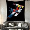 Grendizer Goldorak Wall Tapestry Aesthetic Wall Hanging Printed Fabric Blanket Decorative Tapestries for Bedroom Living Room Home Decor