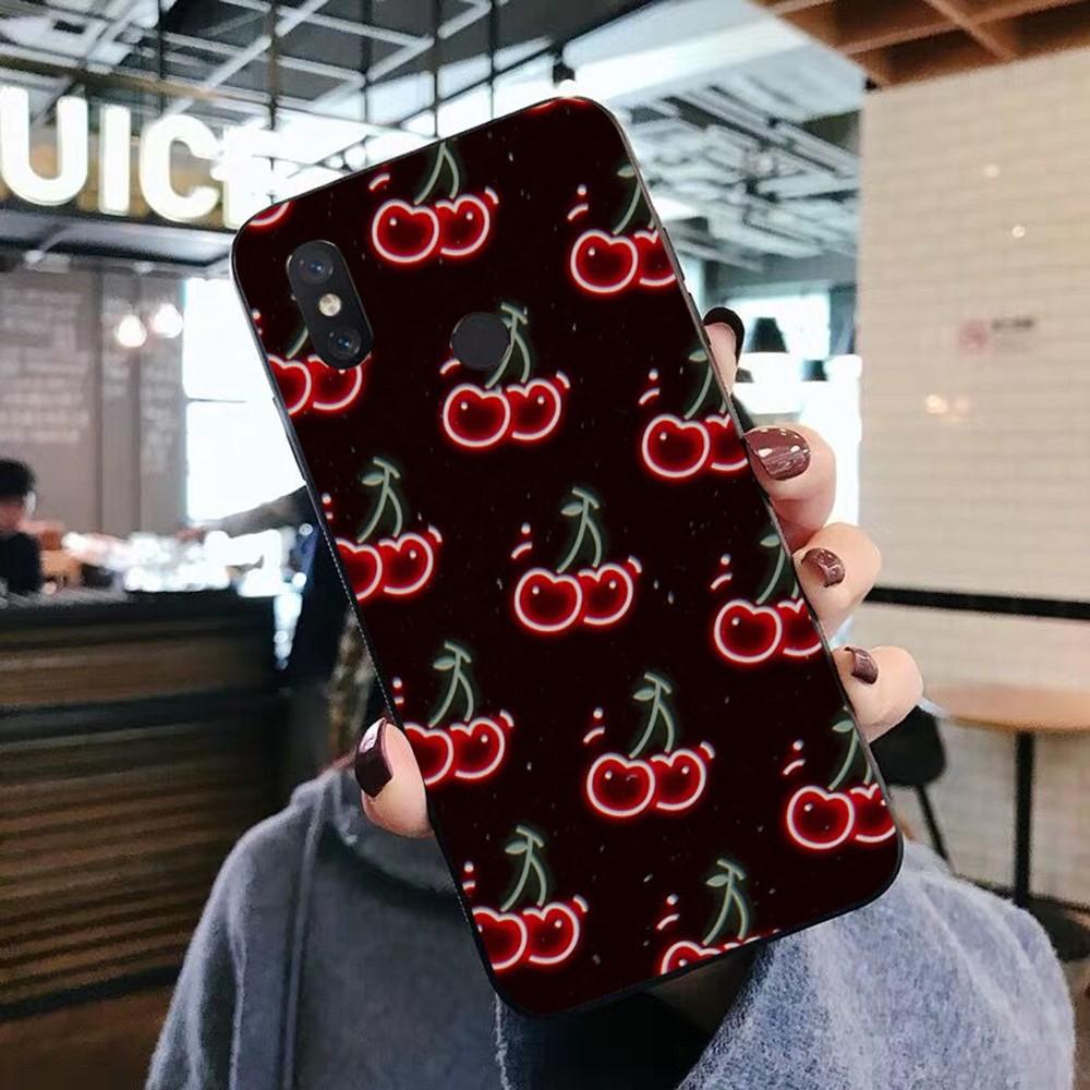 

Fruit Cherry Phone Case For Xiaomi Mi 5X 8 9 10 11 12 lite pro 10T PocoX3pro PocoM3 Note 10 pro lite Xiaomi Mi 11