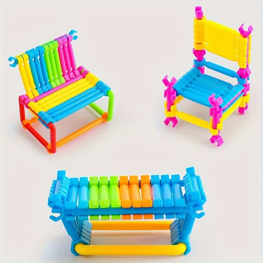 200PCS Children's Magic Children's Toys Assembly Drawing Kindergarten Baby Child Parent-child Gift Set.