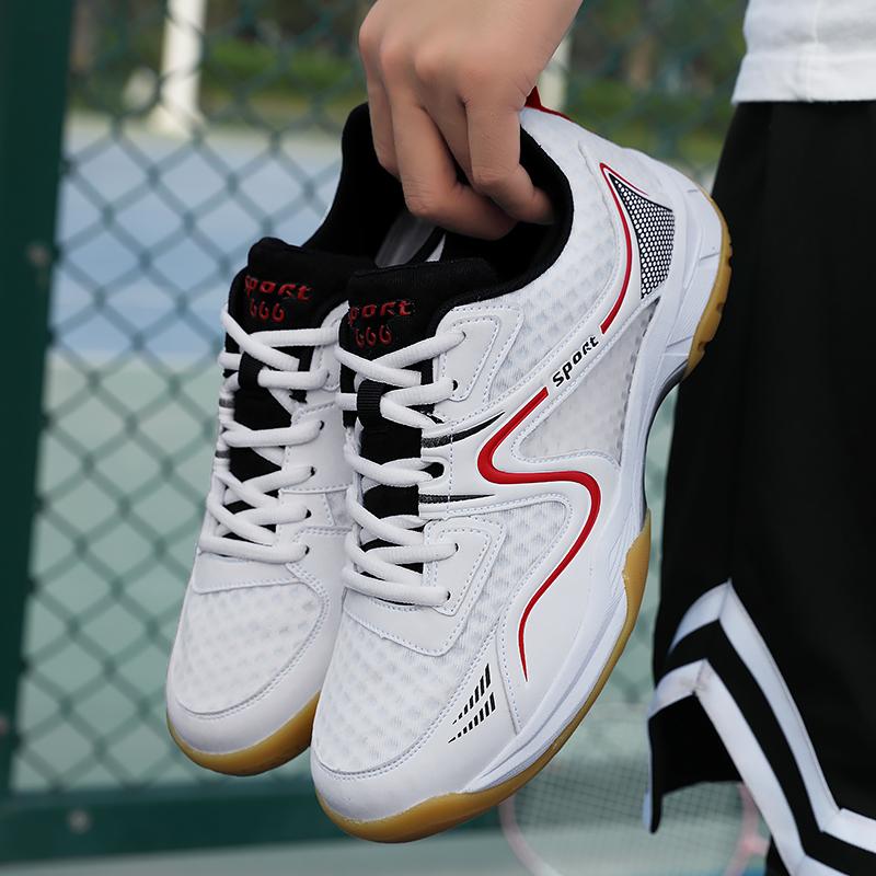 Men's Mesh Breathability Ultra -lightweight Badminton Shoes Tennis Shoes Golf Men's Table Tennis Shoes