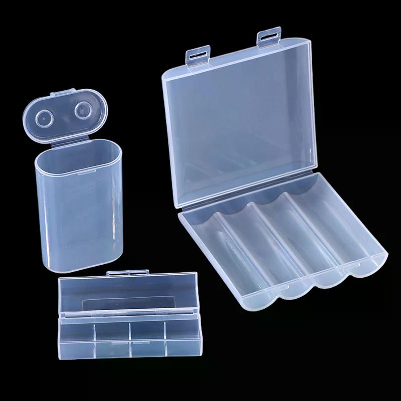 1/3PCS 1 Section/2 Section/4 Section/8 Section 21700 Battery Anti Fall Protection Box 21700 Battery PP Plastic Storage