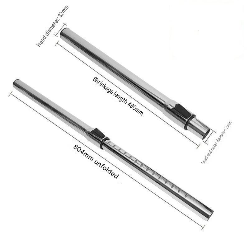 Adjustable AD24 Vacuum Cleaner Telescopic Tube 32/35mm Universal Connection Pipe for Home Carpet Floor Cleaning