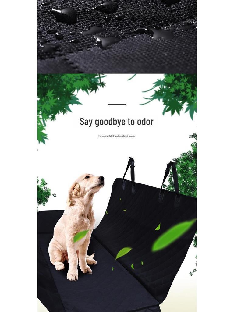 Waterproof & Dirt-Resistant Pet Car Seat Cover for Cats & Dogs - Thickened, Durable Back Seat Mat