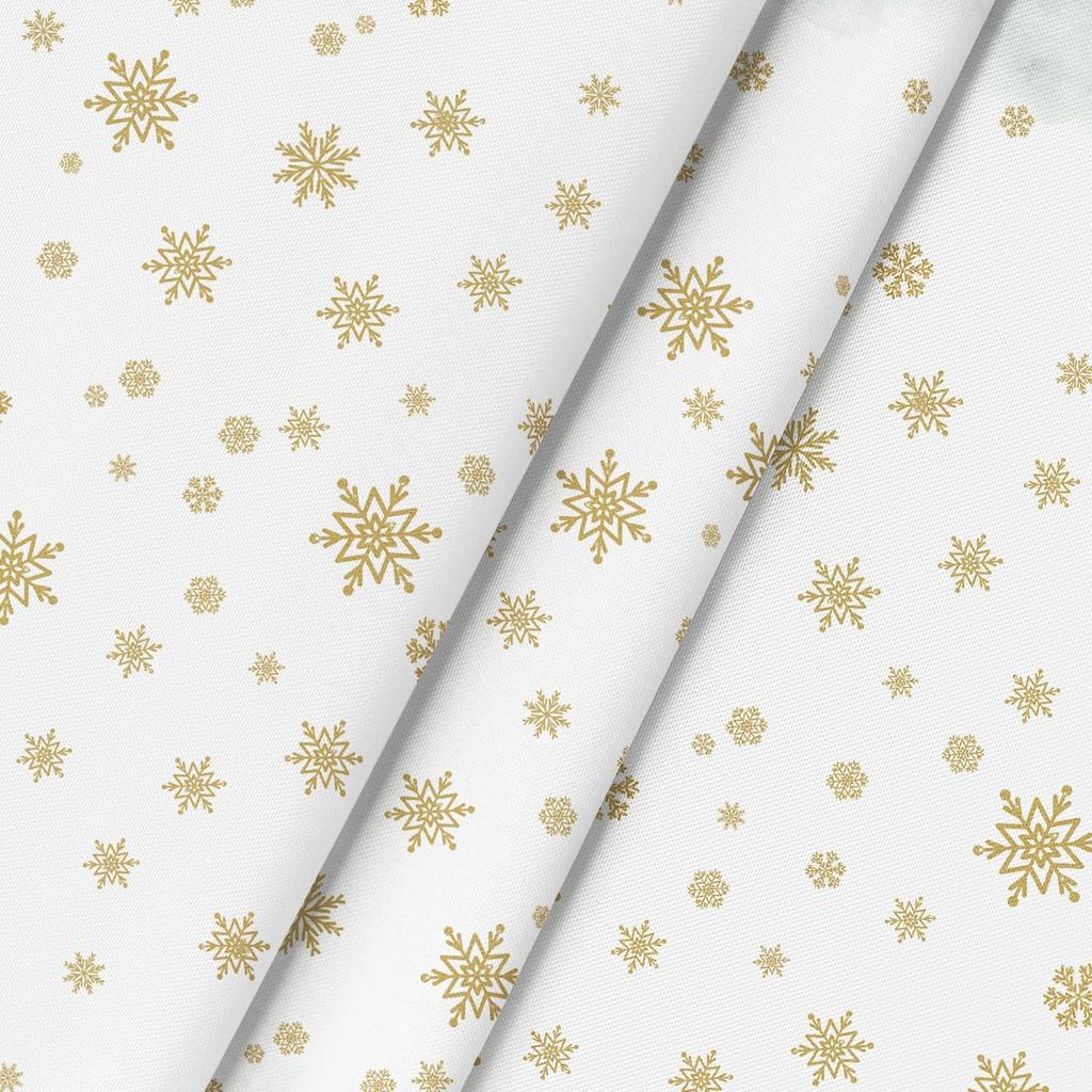 Christmas Trees Golden Snow Waterproof Tablecloth Winter Xmas Party Decor Reusable Wedding Table Decor Navidad Decorations 2025