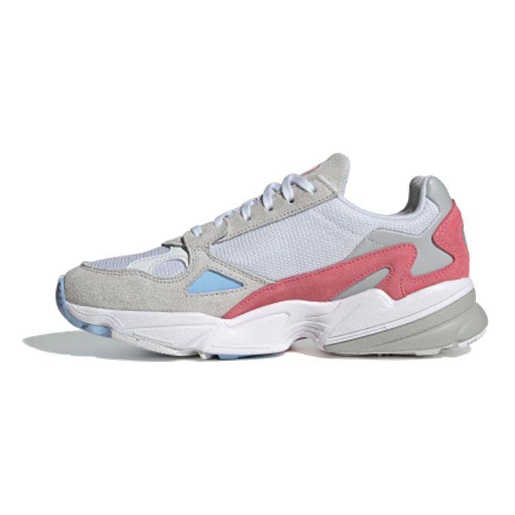 

Adidas Falcon White Shock Pink Женские кроссовки Cloud-White Crystal-White EG2866