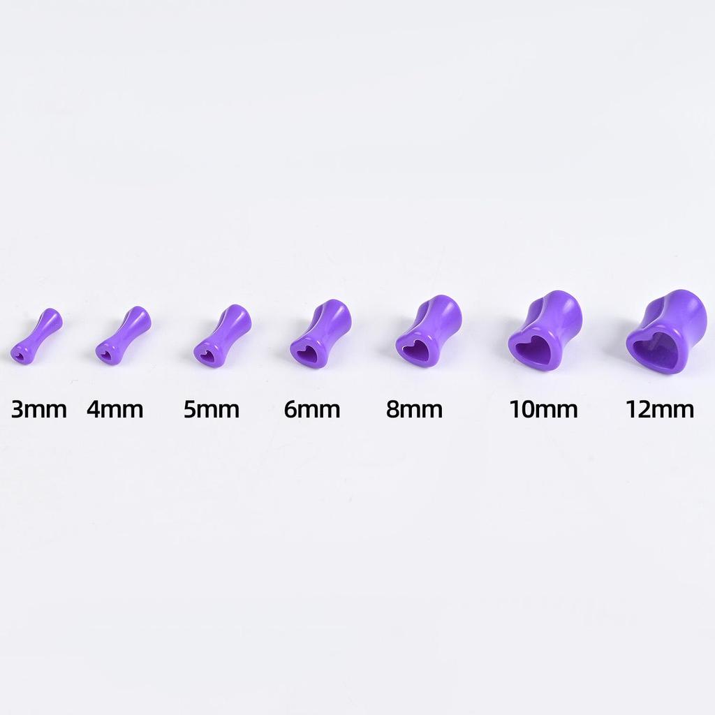 Acrylic Heart & Triangle Ear Plugs – Colorful Piercing Jewelry In Multiple Sizes