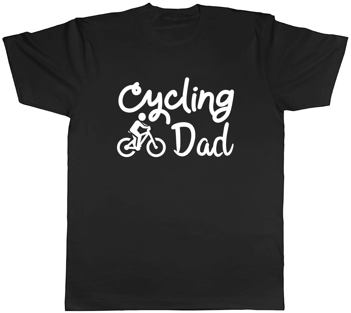 Cycling Dad Mens Unisex T-Shirt Tee XS