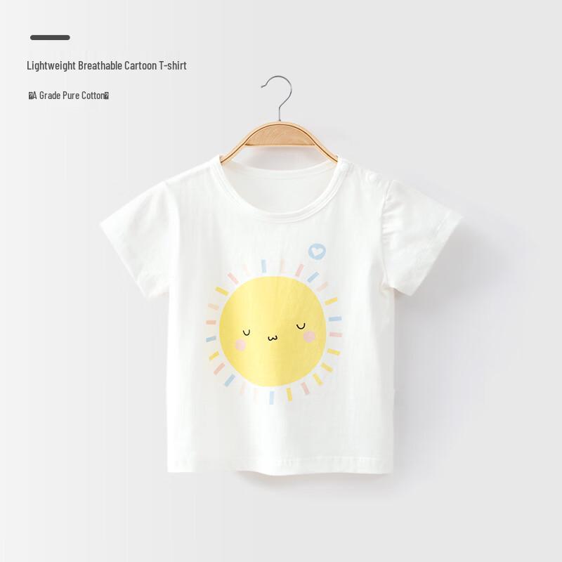 Yingbeiyi Kids  Summer Cotton Short-Sleeve T-Shirt 73