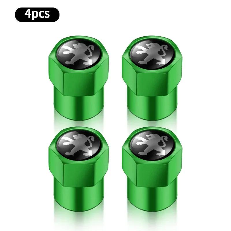 2026 Hot Car Sticker New Metal Hexagonal Car Wheel Tire Valve Ventil Caps For Peugeot 206 207 307 3008 2008 308 407 408 508 301