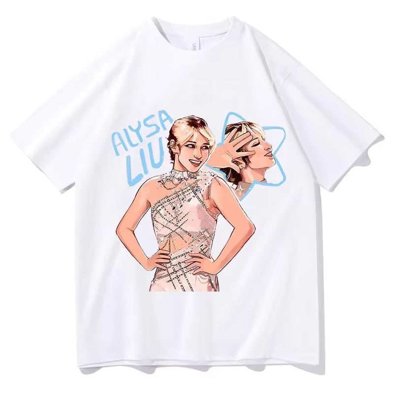 2026 Alysa Liu Tshirt Unisex Graphic TShirt Fans Pure Cotton Tops Women Unisex Tees Aesthetic Short Sleeve High Quality Streetwear