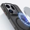 Applicable To OPPO FindX9Pro Mobile Phone Case Corrugated Grating Magnetic Suction Reno14Pro Ice Mist Anti-drop Protective Case