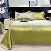 Ice Silk Summer Cool Mat Set: Foldable & Washable Three-Piece for Dormitory Single Beds