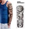 10pcs Full Sleeve Temporary Tattoos Waterproof Long Lasting Fake Tattoo Stickers Set