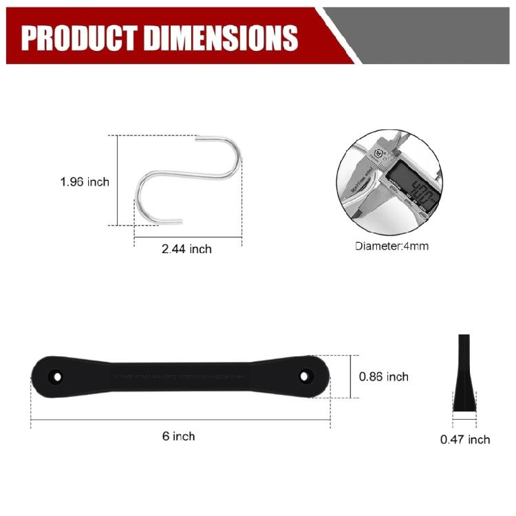 Multiple Purpose Rubber Stretch Straps Heavy type Hooks for SUV Cargo and Camping Gear Fastening