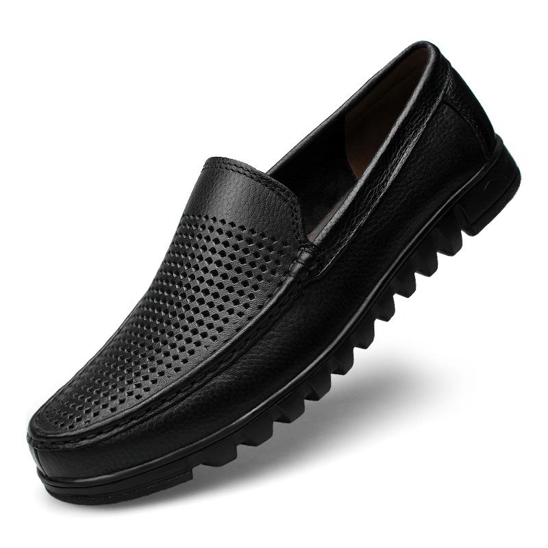 Men Casual Genuine Leather Loafers Spring Summer Shoes Driving Shoes Designer Loafers Mens Moccasins Flats Slip On Office Shoes