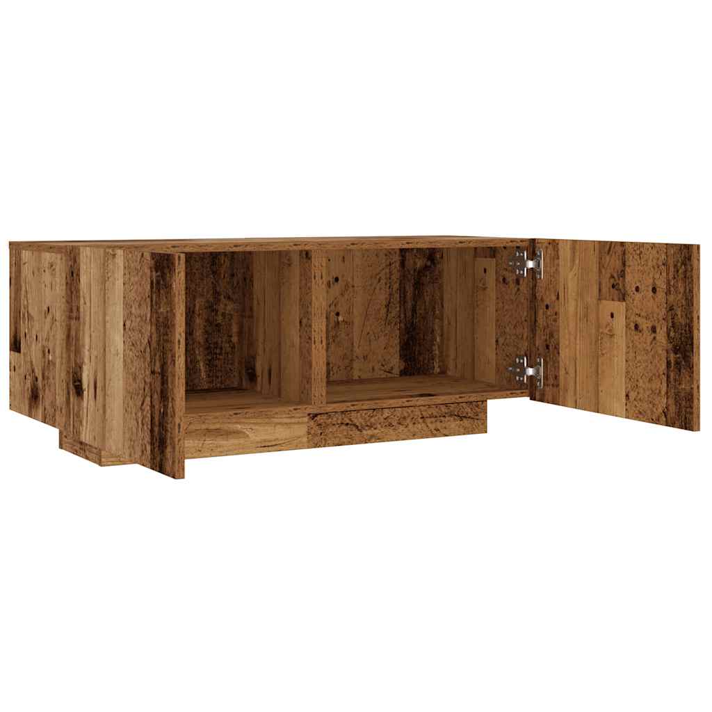 TV Cabinet with Rustic Wood Look 100 x 35 x 40 cm Engineered Wood