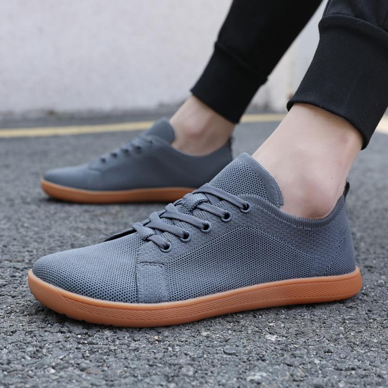 Herrenschuhe Sneaker Trend Freizeitschuhe Atmungsaktive Freizeit Mesh Herren Sneaker Rutschfestes Schuhwerk Herren Vulkanisierte Schuhe