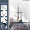 ELAYUR Wall-Mounted Mop & Tool Holder with Drain Basin
